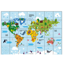 Коврик для логобота Пчелка "Карта Мира" - «globural.ru» - Клин