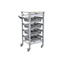 Тележка 1-секционная для учебных наборов и цифровых лабораторных комплексов SenseDisc - «globural.ru» - Клин