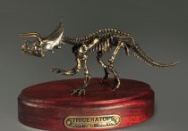 Модель скелета динозавра Triceratops - «globural.ru» - Клин