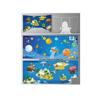 Стенд для сюжетно-ролевых игр 2-х сторонний (пиратские острова, космос) - «globural.ru» - Клин