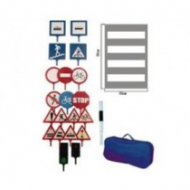 Набор знаков дорожного движения в чемодане (20 штук.) - «globural.ru» - Клин