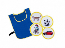 Игровой комплект "Жилет-накидка" с набором тематических картинок - «globural.ru» - Клин