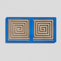 Такт-панель "Синий лабиринт № 3" - «globural.ru» - Клин