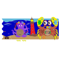 Набор-мини 2 «Морские обитатели» - «globural.ru» - Клин