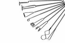 Комплект массажных логопедических зондов с витыми ручками мини Новикова Е.В. (8 штук) - «globural.ru» - Клин