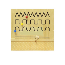 Настенный модуль для упражнений в развитии запястья-движение по прорези 70 *6 *70 см. - «globural.ru» - Клин