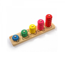 Пирамидки-счет Круги (5 в 1) - «globural.ru» - Клин