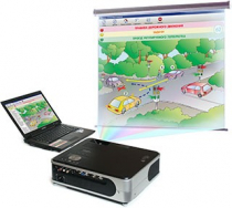 Диск с электронными плакатами, презентациями (электронный учебник) по правилам дорожного движения (72 темы) - «globural.ru» - Клин