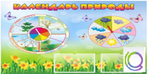 Стенд "Календарь природы" (вариант 2) - «globural.ru» - Клин