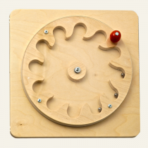 Тактильно-развивающая панель «Лабиринт-цветок» - «globural.ru» - Клин