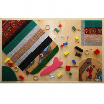 Тактильная панель с декоративными элементами «Материалы» - «globural.ru» - Клин