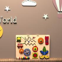 Бизиборд "Весёлые игры" - «globural.ru» - Клин