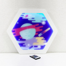 Декоративная тактильная панель с подсветкой - «Сатурн» - «globural.ru» - Клин