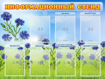 Стенд информационный с 7 карманами - «globural.ru» - Клин