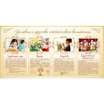 Стенд "Условия и средства эстетического воспитания" - «globural.ru» - Клин