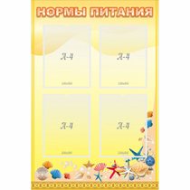 Стенд "Нормы питания" - «globural.ru» - Клин