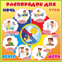 Стенд "Распорядок дня" - «globural.ru» - Клин