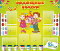 Стенд "Волшебные краски" - «globural.ru» - Клин