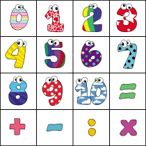 Тематическое поле-маршрутизатор «Цифры» для мини-робота Bee-Bot - «globural.ru» - Клин