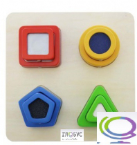 Панель "Тактильные геометрические фигуры" - «globural.ru» - Клин