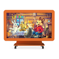 Интерактивный стол «Экватор» 50" с электрической регулировкой столешницы на 90° - «globural.ru» - Клин