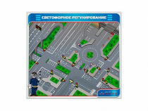 Электрифицированный магнитно-маркерный стенд "Светофорное регулирование" - «globural.ru» - Клин