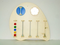 Тактильная панель "Тело гусеницы" (хвост) - «globural.ru» - Клин