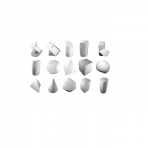 Комплект гипсовых моделей геометрических тел  - «globural.ru» - Клин