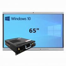 Интерактивная панель 65" (встроенный ПК Win10, Intel i5) - «globural.ru» - Клин