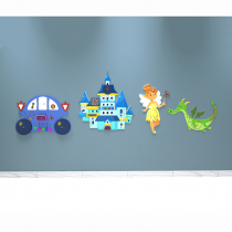 Комплект бизибордов "В сказочном королевстве 4 в 1" - «globural.ru» - Клин