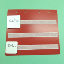 КРАСНЫЙ лист-вкладыш в папку ПЕКС БОЛЬШАЯ для карточек 5*5 и 6*6 см - «globural.ru» - Клин