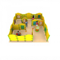 Квадратное игровое ограждение - «globural.ru» - Клин