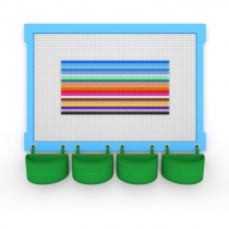Комплект стены для конструирования Botzees с деревянной основой - «globural.ru» - Клин