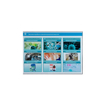 Стенд-планшет светодинамический «Изучение противомикробных и противопаразитарных веществ» - «globural.ru» - Клин