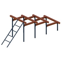 Элементы полосы препятствий "Разрушенная лестница" - «globural.ru» - Клин