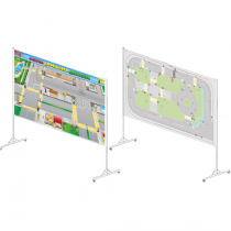 Магнитный стенд двусторонний "Азбука дорожного движения ПДД" - «globural.ru» - Клин
