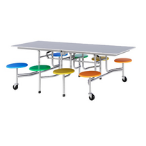 Cтол обеденный складной Mobi на 8 персон - «globural.ru» - Клин