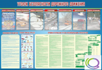 Стенд "Уголок безопасности дорожного движения" (вариант 4) - «globural.ru» - Клин