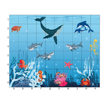 Коврик для логобота Пчелка "Животные морей и океанов" - «globural.ru» - Клин