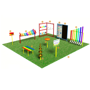 Музыкальная площадка (комплект Оптима без ограждения) - «globural.ru» - Клин