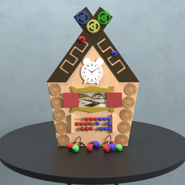 Бизиборд "Сказочный теремок" - «globural.ru» - Клин