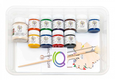 Набор ЭБРУ Master 10 цветов - «globural.ru» - Клин