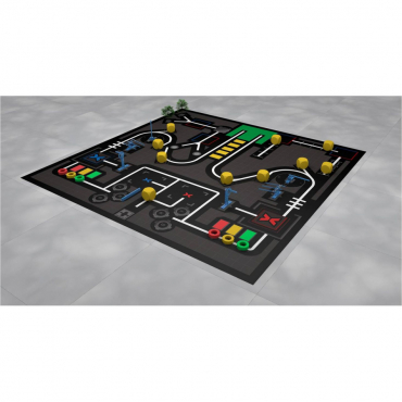 Соревновательное поле с элементами MakeX Stater Arenas Kit - «globural.ru» - Клин
