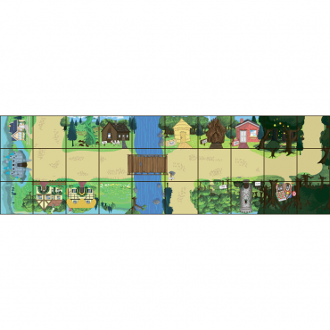 Тематическое поле-маршрутизатор «Сказка» для мини-робота Bee-Bot - «globural.ru» - Клин