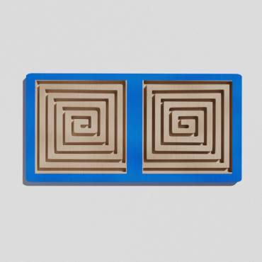 Такт-панель "Синий лабиринт № 3" - «globural.ru» - Клин