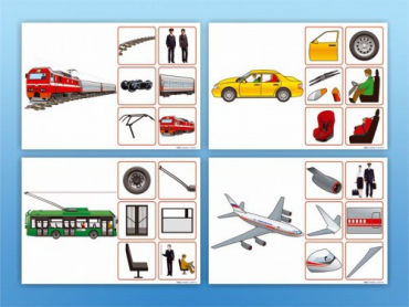 Комплект сенсомоторных дидактических материалов "Авто-1.01" - «globural.ru» - Клин