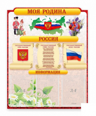 Стенд "Наша родина Россия" - «globural.ru» - Клин