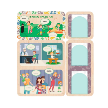 Информационный стенд «Права ребёнка» 100.5 х 111 см - «globural.ru» - Клин