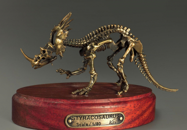 Модель скелета динозавра Styracosaurus - «globural.ru» - Клин