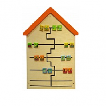 Дидактическая панель "Домик мечты" - «globural.ru» - Клин